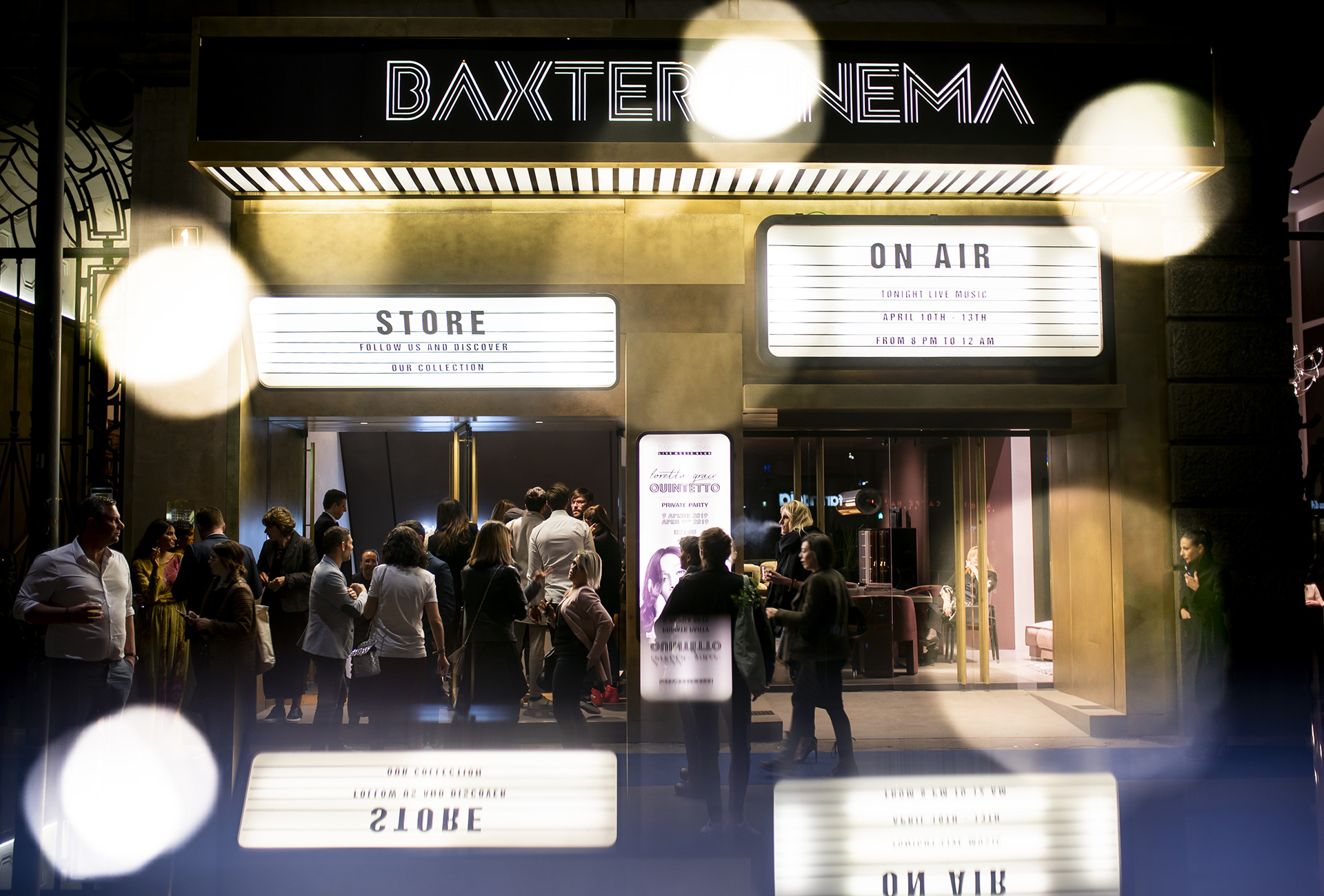 BAXTER CINEMA MUSIC LIVE CLUB - FUORISALONE 2019 PRIVATE PARTY